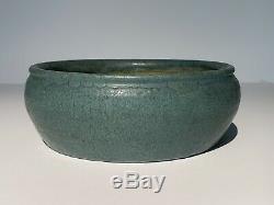 Grueby Pottery Low Bowl Arts & Crafts Boston