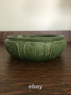 Grueby Pottery Matte Green Arts & Crafts Bowl