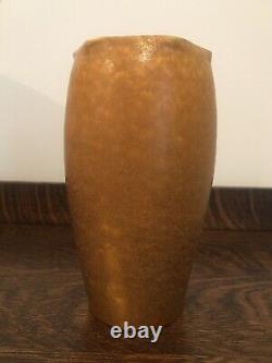 Grueby Pottery Matte Pumpkin Glaze Arts & Crafts Vase