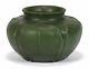Grueby Pottery Matte Dark Green 5 Leaf Squat Vase Arts & Crafts Boston