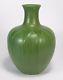 Grueby Pottery Matte Green 13 Bulbous Baluster Leaf Vase Arts & Crafts Boston