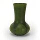 Grueby Pottery Matte Green 5 Leaf 7.75 Bulbous Vase Arts & Crafts Boston