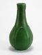 Grueby Pottery Matte Green 5 Leaf & Bud Rare Bottle Vase Arts & Crafts Boston