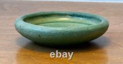 Grueby Signed Arts Crafts Studio Green Art Pottery Vessel Bowl Antique Boston