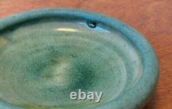 Grueby Signed Arts Crafts Studio Green Art Pottery Vessel Bowl Antique Boston