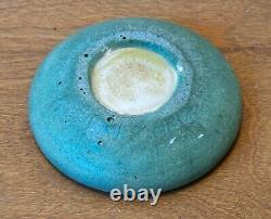 Grueby Signed Arts Crafts Studio Green Art Pottery Vessel Bowl Antique Boston