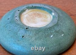 Grueby Signed Arts Crafts Studio Green Art Pottery Vessel Bowl Antique Boston