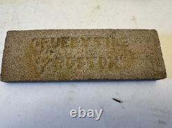 Grueby Tile Boston Pottery Arts And Crafts Paperweight Architectural Rare