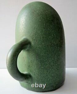 HAMPSHIRE POTTERY MATTE GREEN CANDLE STICK Arts and Crafts