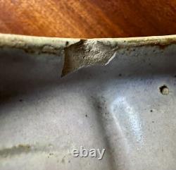 HTF Antique Zanesville Pottery Fortune Teller Vase / Stand Arts & Crafts AS IS