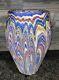 Huge 14 Vintage Arts & Crafts Ozark Roadside Pottery Tourist Swirl Multi-color