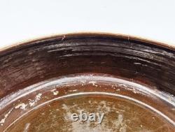 HUGE LIBERTY & CO ARTS & CRAFTS BRANNAM BARUM POTTERY FRUIT BOWL / BASIN c1900