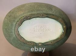 Hampshire Keene NH Arts & Crafts 9 Matte Green Art Pottery Pitcher Ewer