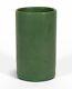 Hampshire Pottery 6 1/8 Cylinder Vase Matte Green Glaze Arts & Crafts