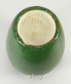 Hampshire Pottery 8 vase matte green glaze arts & crafts shape # 18/4