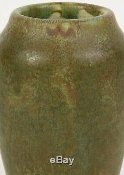Hampshire Pottery Arts And Crafts Matte Green 5 Tall Vase Great Glaze