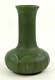 Hampshire Pottery Arts And Crafts Matte Green Tall Vase Leaf Decoration