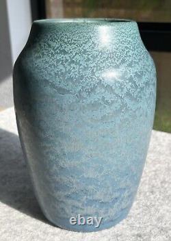 Hampshire Pottery Blue Vase Arts Crafts