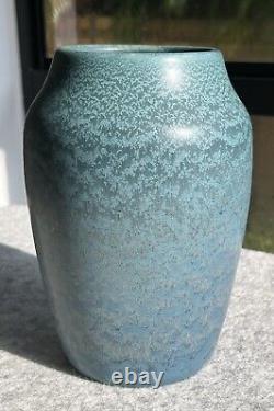 Hampshire Pottery Blue Vase Arts Crafts