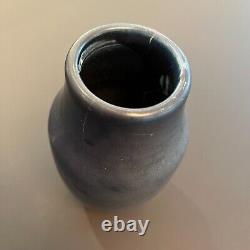 Hampshire Pottery Blue Vase Arts Crafts. Great condition. About 6.5 inches tall