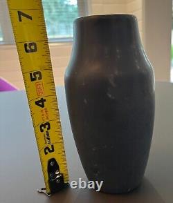 Hampshire Pottery Blue Vase Arts Crafts. Great condition. About 6.5 inches tall