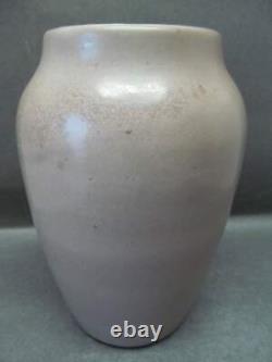 Hampshire Pottery Brown Grey Curdled Matte Glaze 8 Vase Arts & Crafts