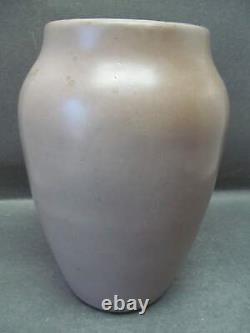 Hampshire Pottery Brown Grey Curdled Matte Glaze 8 Vase Arts & Crafts