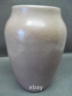 Hampshire Pottery Brown Grey Curdled Matte Glaze 8 Vase Arts & Crafts