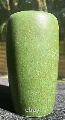 Hampshire Pottery Cucumber Matte Green Vase Arts Crafts