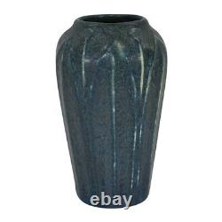 Hampshire Pottery Mottled Blue Arts And Crafts Vase 33