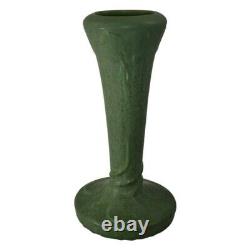 Hampshire Pottery Tall Matte Green Arts and Crafts Vase