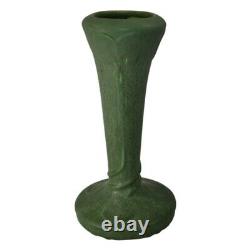 Hampshire Pottery Tall Matte Green Arts and Crafts Vase