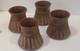 Hand Thrown Clay Cup Set Tracy Weisel, 1978 Arts & Crafts Jerome Az Pottery