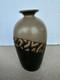 Handmade Jordan Stoneware Vase Madaba Tribal Carved Geometric Design 2005