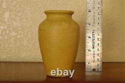 Handsome Antique Rookwood Arts Crafts Cabinet Vase XVI 1916 #2109 Yellow Ochre