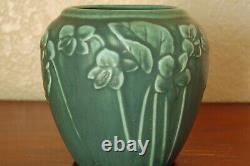 Handsome Vintage Rookwood Arts Crafts Cabinet Vase XLII 1942 #6432 Ocean-Green