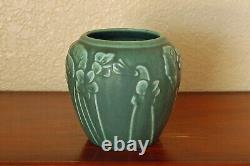 Handsome Vintage Rookwood Arts Crafts Cabinet Vase XLII 1942 #6432 Ocean-Green