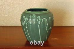 Handsome Vintage Rookwood Arts Crafts Cabinet Vase XLII 1942 #6432 Ocean-Green