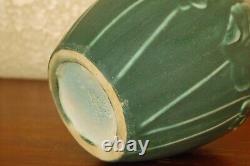 Handsome Vintage Rookwood Arts Crafts Cabinet Vase XLII 1942 #6432 Ocean-Green