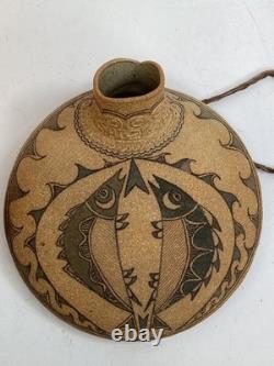 Harold Littlebird Hand Made vase Native American Art, Pottery, Collectable (M1)
