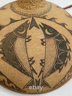 Harold Littlebird Hand Made vase Native American Art, Pottery, Collectable (M1)