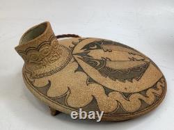 Harold Littlebird Hand Made vase Native American Art, Pottery, Collectable (M1)