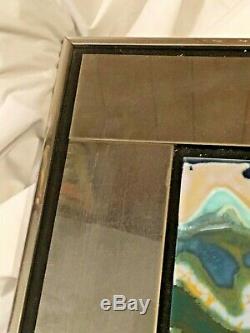 Harris Strong Mid Century Arts & Crafts Pottery Abstract Wall Art Tile