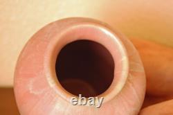 Impressive Camark Art Pottery Matte Rose Green Overflow Vase Arts & Crafts #132