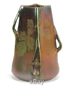 J Massier Vallauris France Art Nouveau luster vase Arts & Crafts Sicard Weller