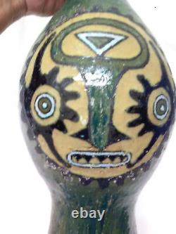 Jan Nolf Mid Century Brutalist Belgium Art Pottery Vase