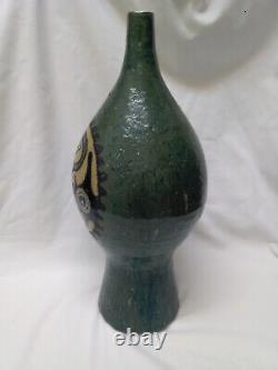 Jan Nolf Mid Century Brutalist Belgium Art Pottery Vase