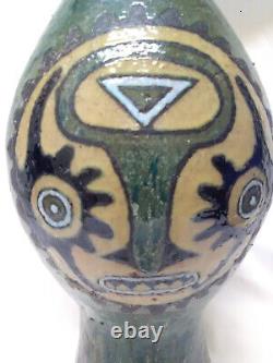 Jan Nolf Mid Century Brutalist Belgium Art Pottery Vase