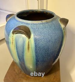 Jemerick Art Pottery Vase Arts & Crafts Perfect Condition 12 Tall x 11 Wide