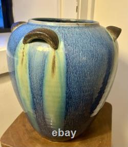 Jemerick Art Pottery Vase Arts & Crafts Perfect Condition 12 Tall x 11 Wide